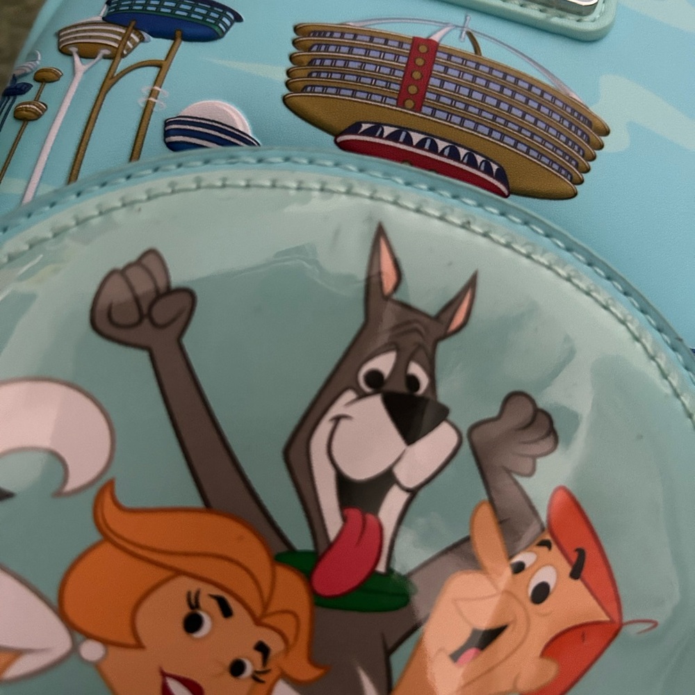 The jetsons loungefly mini bakpack hanna barbera new some scuffs 2022 bag READ - Picture 10 of 10